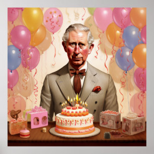 Poster Fête d'anniversaire du roi Charles III