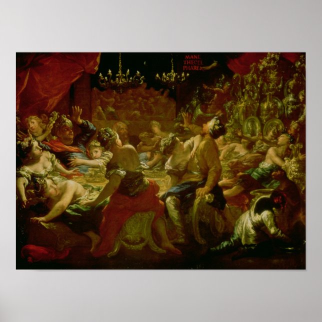 Poster Fête de Belshazzar (Devant)