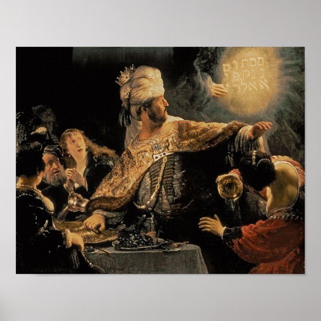 Poster Fête de Belshazzar c.1636-38 (Devant)