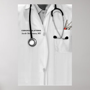 Poster Fête de fin d'études Médicale