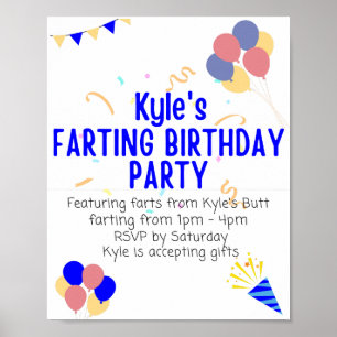 Poster Fête de Kyle