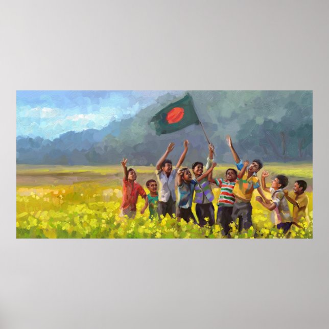 Poster Fête de la Victoire du Bangladesh (Devant)