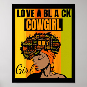 Poster Fête de l'Indépendance Noire - Comté Fille Aimer U