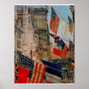 Poster Fête des Alliés, mai 1917