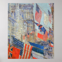 Fête des Alliés, mai 1917 par Childe Hassam, Art V