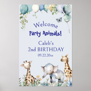 Poster Fête des animaux Orthodoxes Fête d'anniversaire de