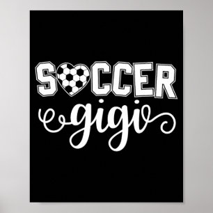 Poster Fête des grands-mères Gigi de football Sportives A