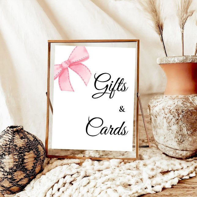 Poster Fête des mariées à cou rose cadeaux et cartes (Créateur téléchargé)