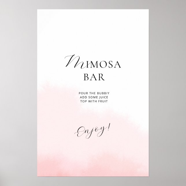 Poster Fête des mariées d'affiche dans un style élégant. (Devant)