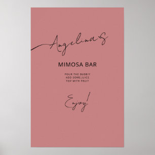 Poster Fête des mariées d'affiche dans un style élégant.