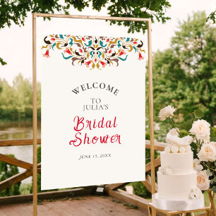 Poster Fête des mariées de couronne élégante romantique m