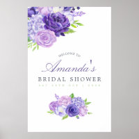 Fête des mariées florale ultra violette