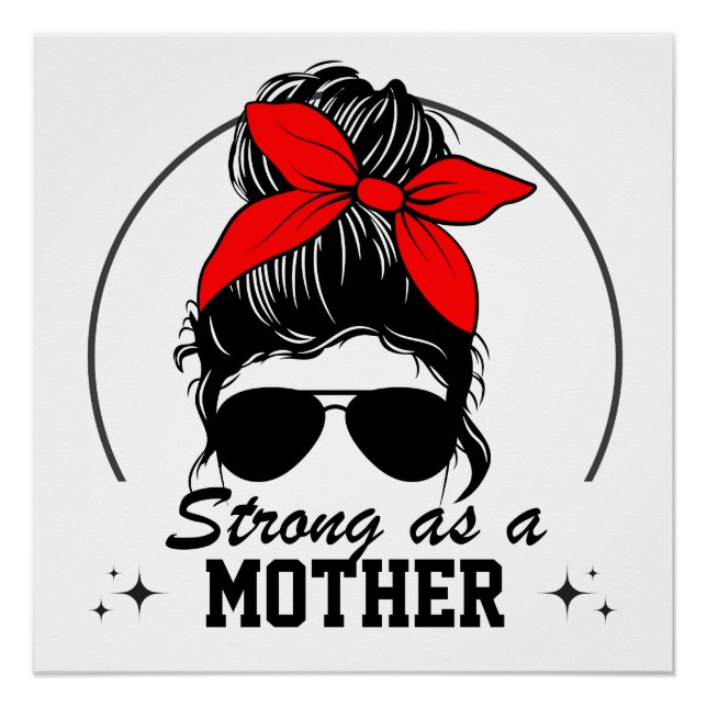 Poster Fête des mères, Joyeuse Fête des mères (Devant)