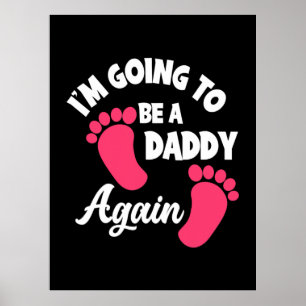 Poster Fête des pères   Je Vais Redevenir Papa