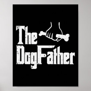 Poster Fête des pères Le Chien Père Funny Movie Pun Fourr