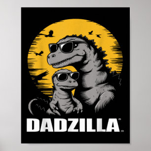 Poster Fête des pères Surprise Pour Dino Papa Ultimate -