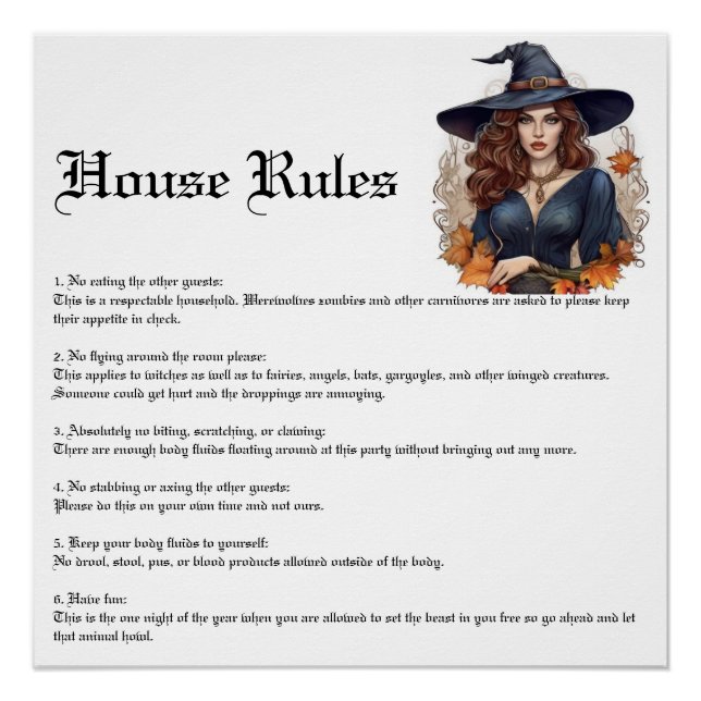 Poster Fête d'Halloween (Devant)