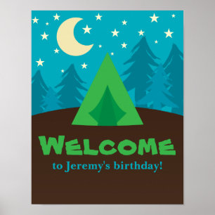 Poster Fête du camping