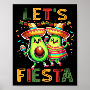 Poster Fête mexicaine du Cinco De Mayo