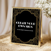 Fête personnalisée Gatsby sur le thème des Années