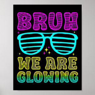 Poster Fête Qui Correspond Bruyamment Nous Glissons Dans