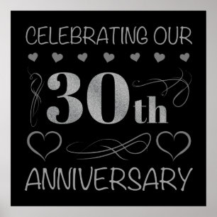 Poster Fêter notre 30e anniversaire