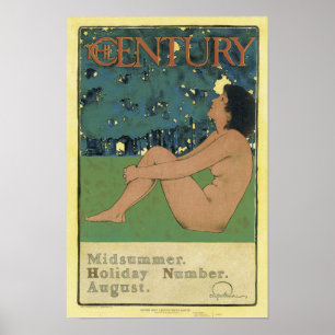 Poster Fêtes de mi-été du siècle Août, Paroisse de M