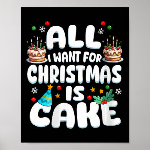 Poster Fêtes Joyeuses Fête d'anniversaire Noël Jour B Fêt