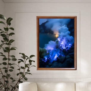 Poster Feu bleu