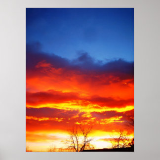 Poster Feu dans le ciel