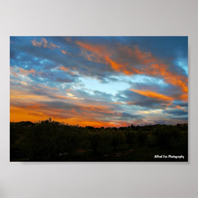 Poster Feu dans le ciel (Devant)