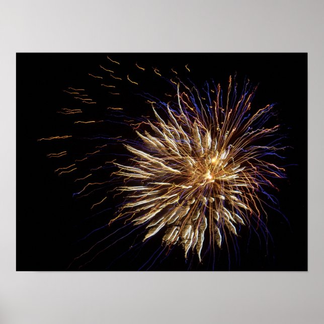 Poster feu d'artifice été (Devant)