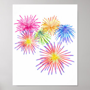 Poster Feu d'artifice Fête de la Grande Partie Rackers