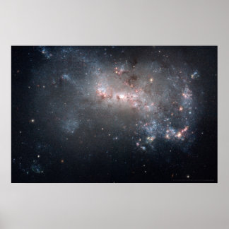 Poster Feu d'artifice Stellar en Galaxy NGC 4449 30x20