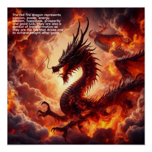 Poster Feu de dragon (Devant)