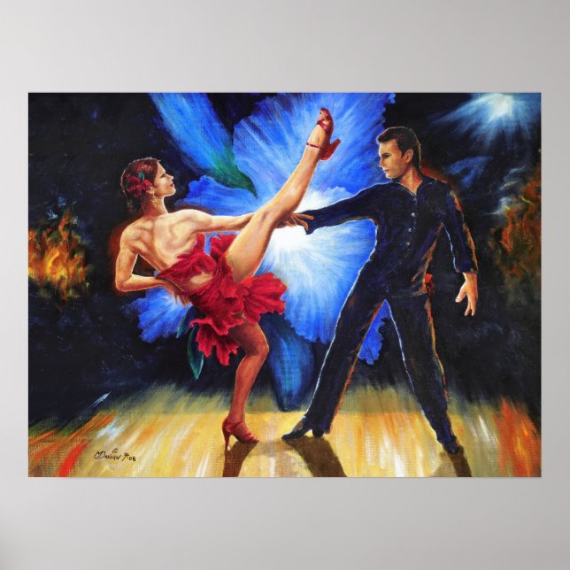 Poster Feu d'orchidée (Devant)