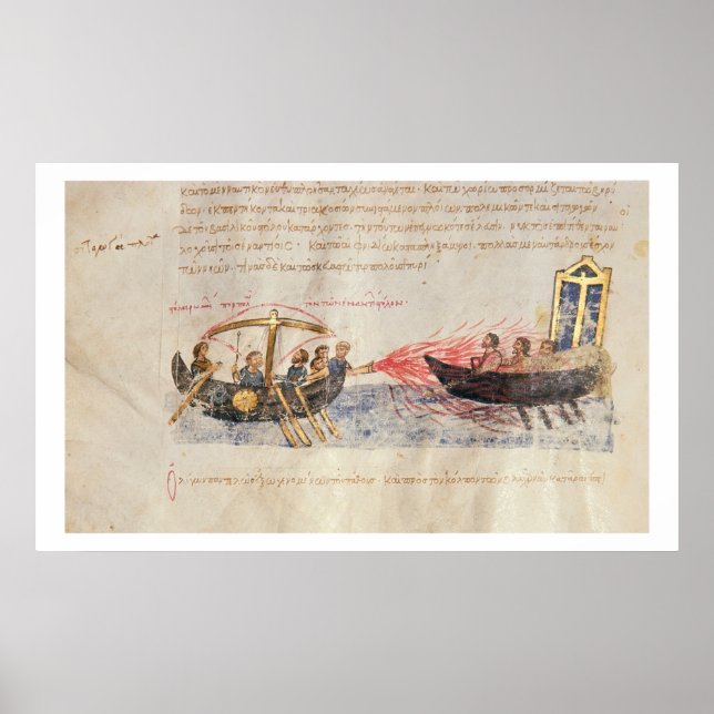 Poster Feu grec (vellum) (Devant)