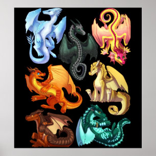 Poster Feu Jade Winglet Dragonets Moonwatcher Win