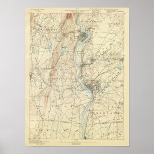 Poster Feuille de 4 Springfield