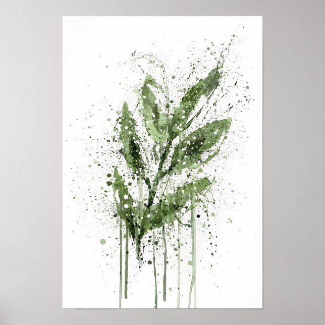 Poster Feuille de frêne (Devant)