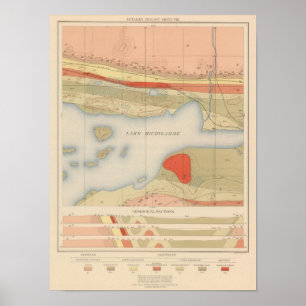Poster Feuille détaillée VIII de géologie