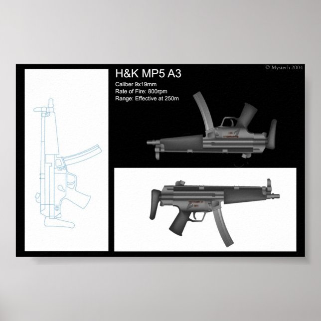 Poster Feuille d'état MP5 (Devant)