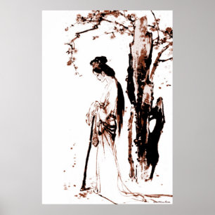 Poster Feuille en chute