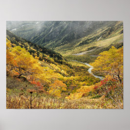 Poster Feuille jaune automne naturel