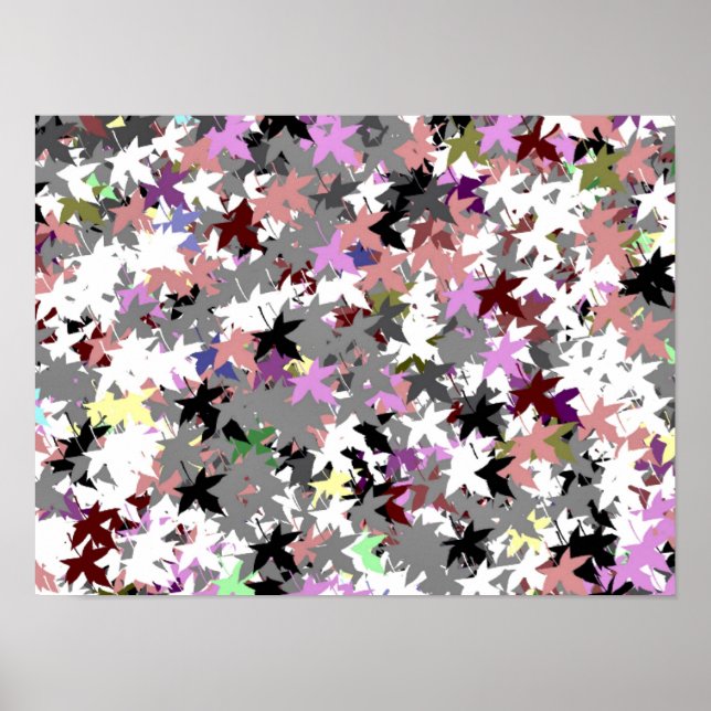 POSTER FEUILLES ARBRES (Devant)