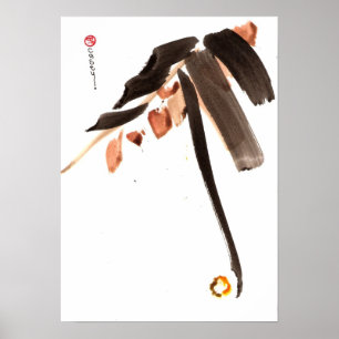 Poster Feuilles de l'art de la vie