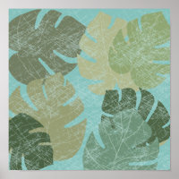 Feuilles dénaturés tropicaux