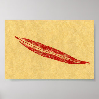 Poster Feuilles Nature Imprimer Mini-Poster