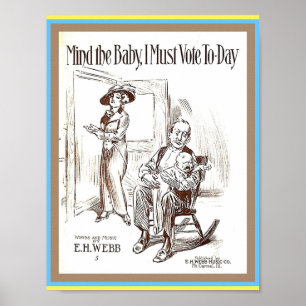 Poster Feuillet de couverture musicale pour les droits de