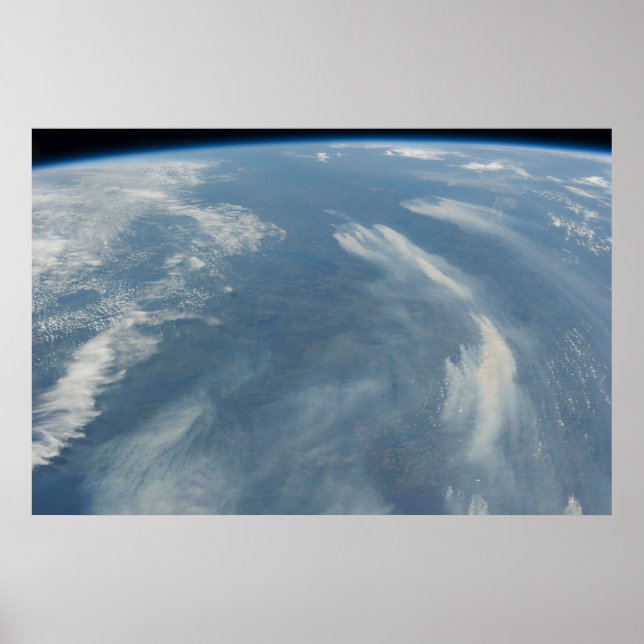 Poster Feux Au Sud-Est De La Baie James Au Québec, Canada (Devant)